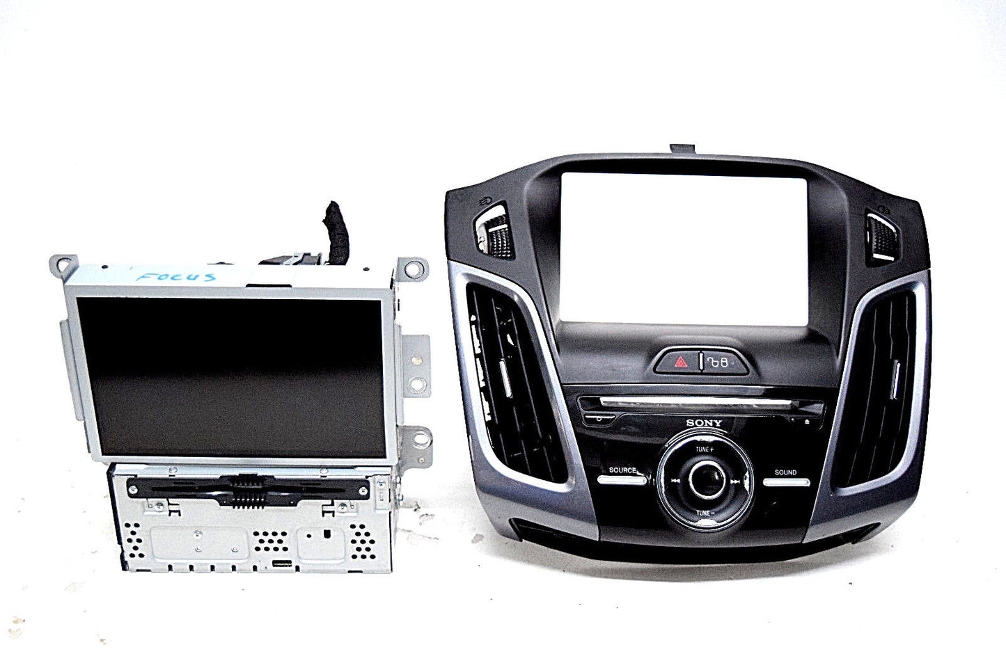 12 13 14 15 FORD FOCUS SONY RADIO CD PLAYER NAVI TOUCH SCREEN DISPLAY BEZEL OEM