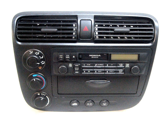 02 03 04 05 HONDA CIVIC CLIMATE CONTROL CASSETTE RADIO DASH BEZEL