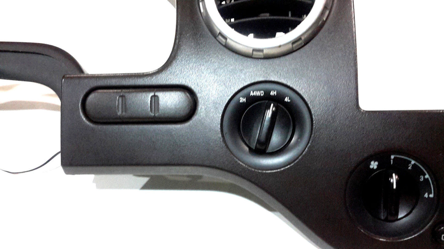03 04 05 06 FORD EXPEDITION RADIO DASH BEZEL MANUAL 4X4