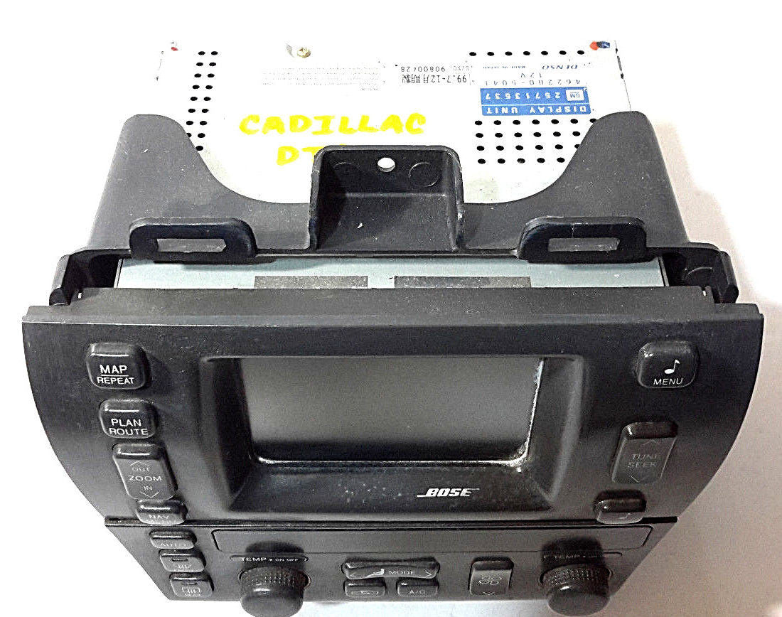 99 00 0102 03 04  CADILLAC DEVILLE STS NAVIGATION RADIO SCREEN CLIMATE CONTROL