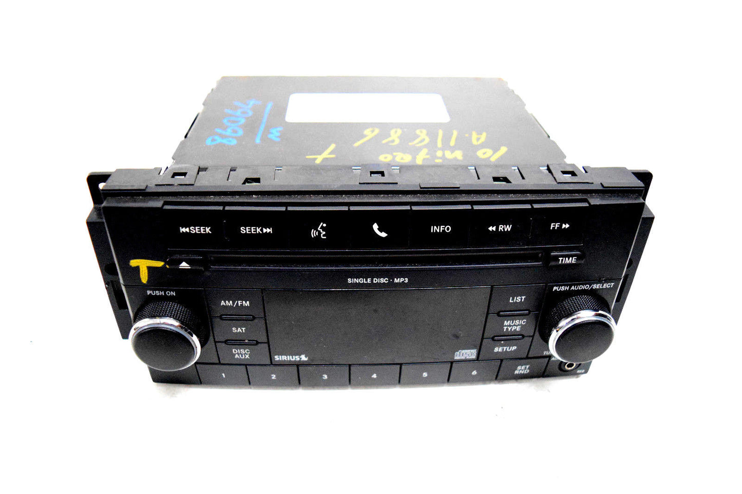 07 08 09 10 DODGE NITRO  CHRYSLER SEBRING JEEP CD PLAYER RADIO AUX