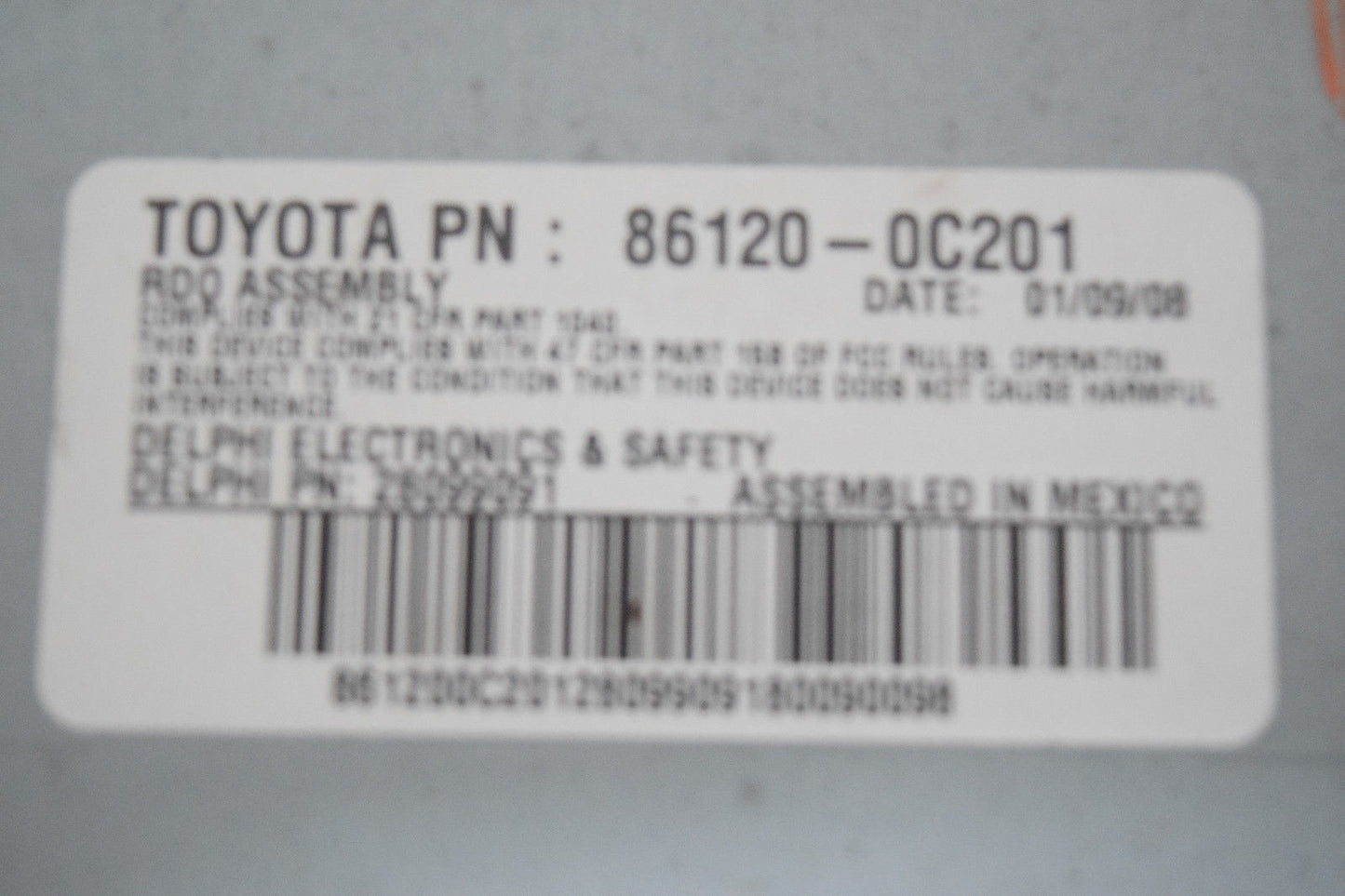 10 11 12 13 TOYOTA TUNDRA RADIO 6 DISC CD PLAYER OEM