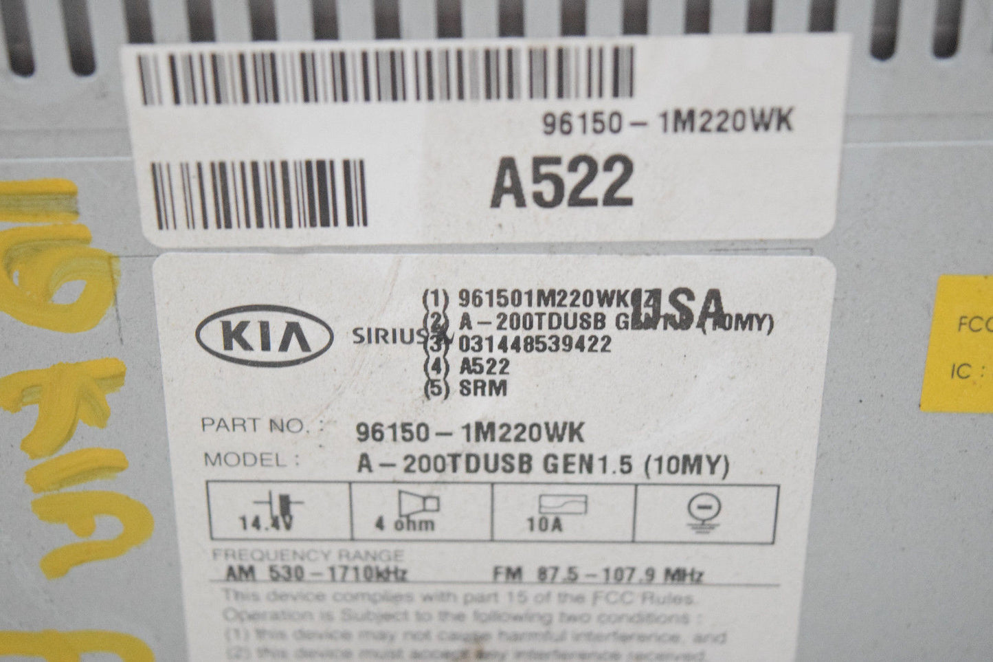 10 11 12 13 KIA FORTE BLUETOOTH MP3 SIRRUS XM RADIO CD PLAYER CLIMATE CONTROL