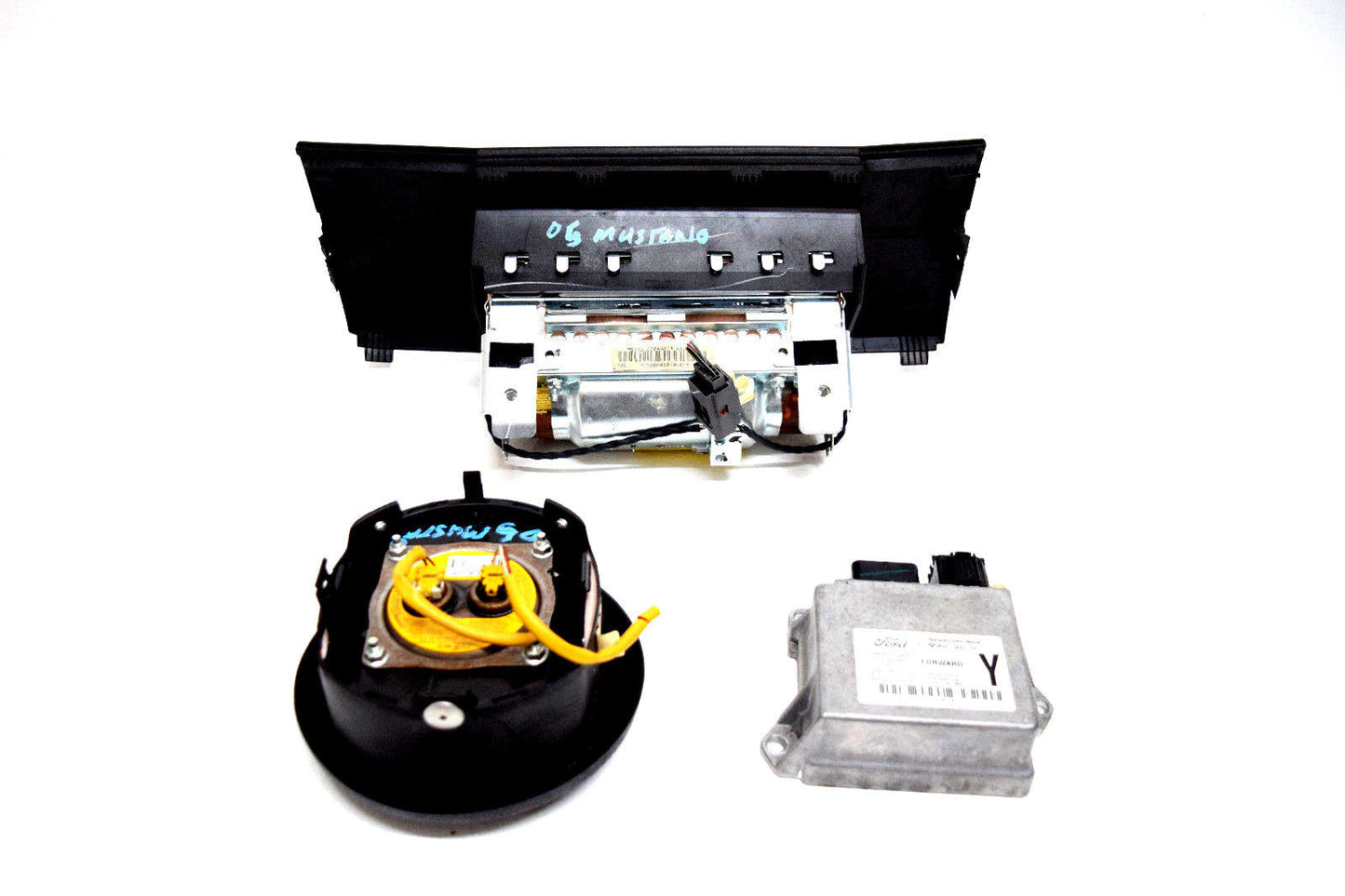 FORD MUSTANG AIRBAG AIR BAGS MODULE SET BLACK