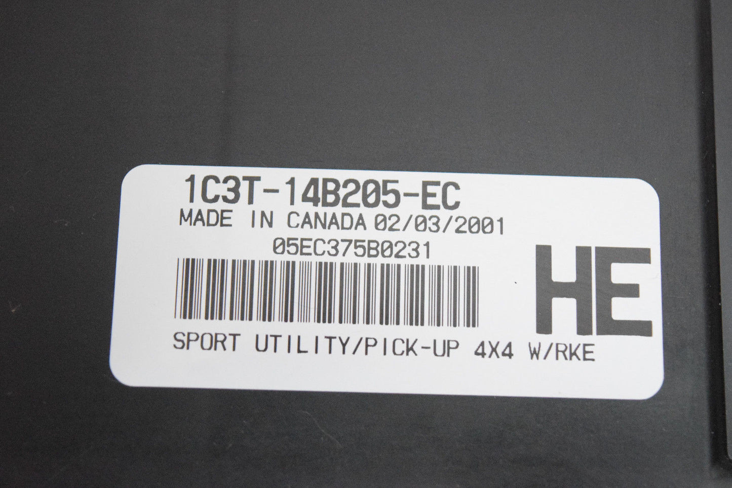 99 00 01 02 FORD F250 F350 F450 GEM BODY CONTROL MODULE 1C3T-14B205-EC OEM