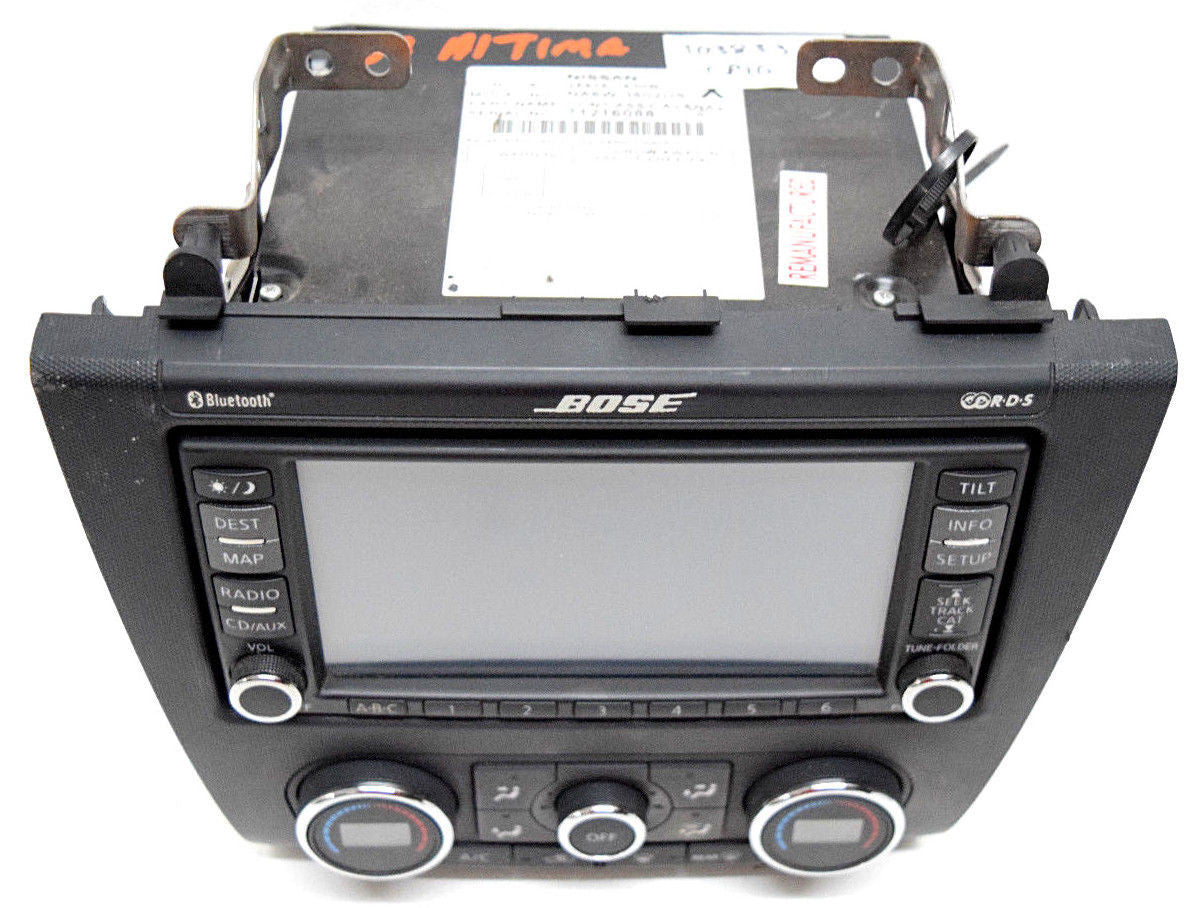 07 08 09 NISSAN ALTIMA RADIO CD PLAYER NAVIGATION CLIMATE CONTORL