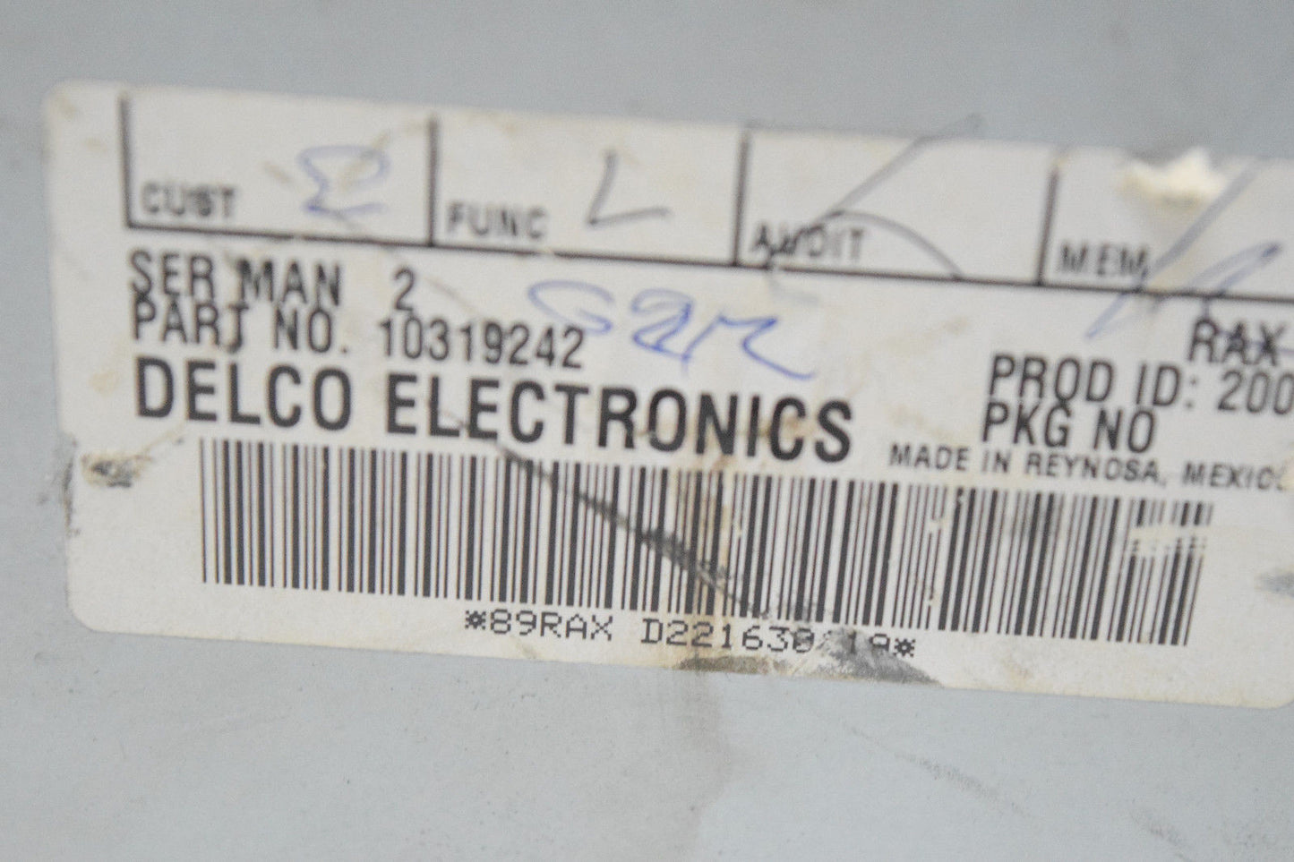 02 03 BUICK RENDEZVOUS RADIO CD CASSETTE PLAYER OEM