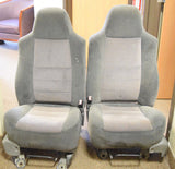 99 00 01 02 03 04 05 06 07 FORD F250 F350 DRIVER PASSENGER SEAT SET  CLOTH