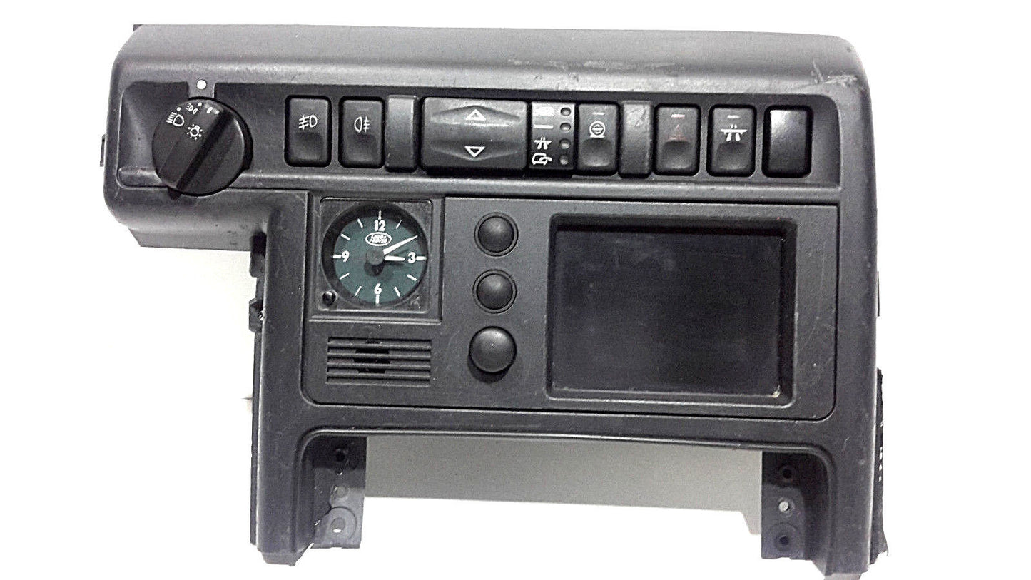 00 01 02 LAND ROVER RANGE ROVER INFO DISPLAY SCREEN LIGHT CONTROL PANEL