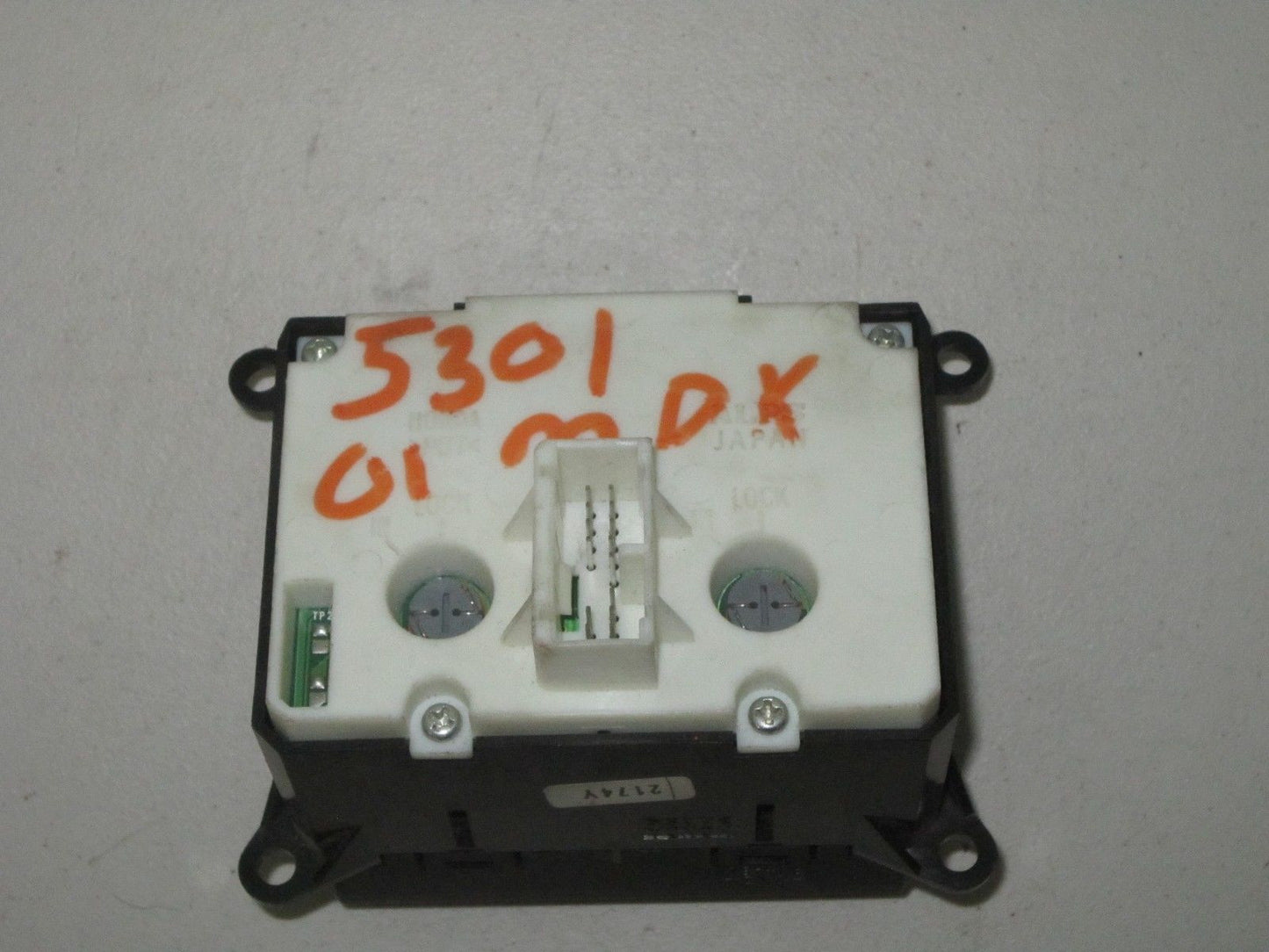 01 02 03 04 05 06 ACURA MDX CLIMATE CONTROL