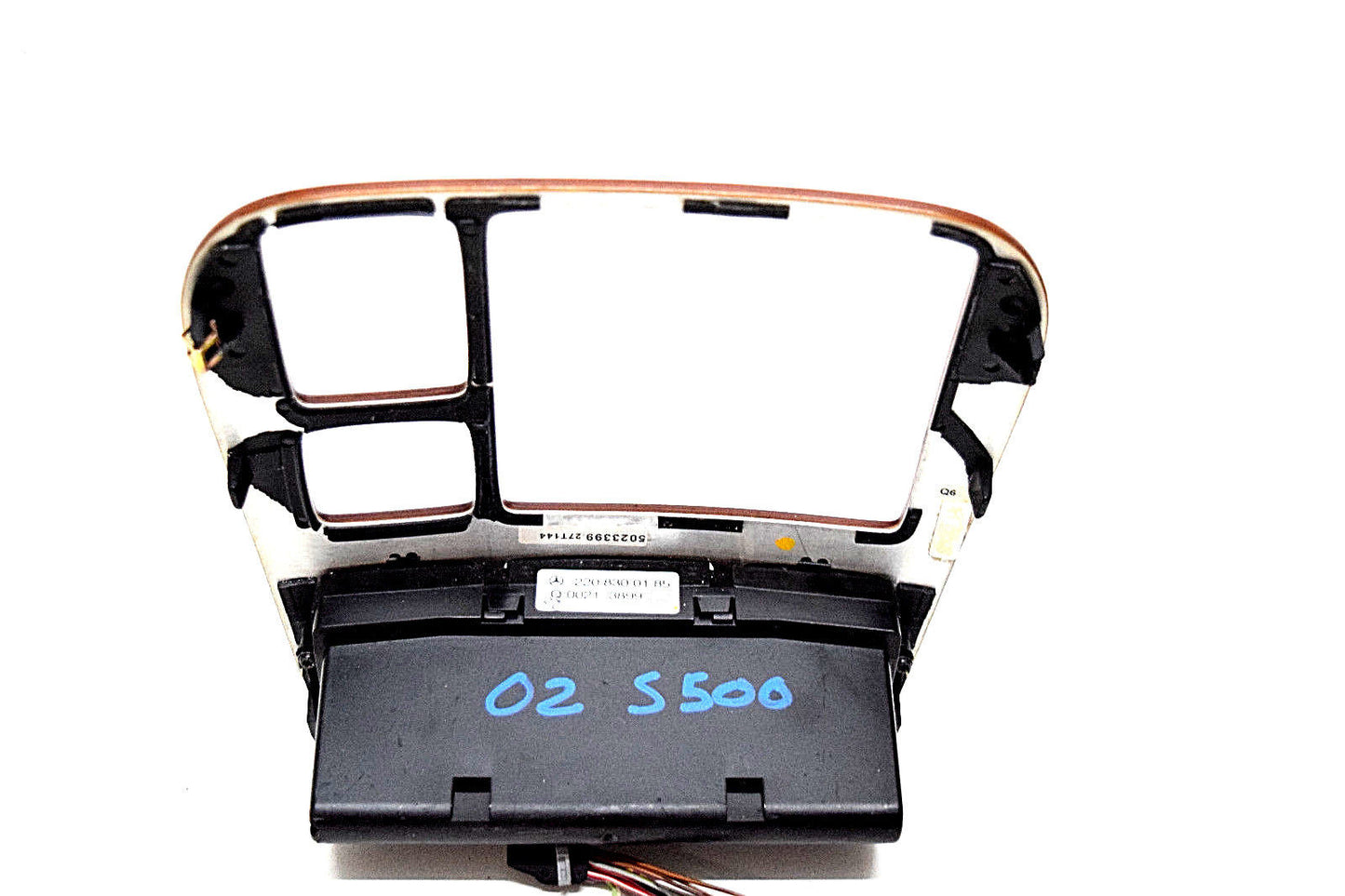 00 01 02 MERCEDES S500 S430 CLIMATE CONTROL DASH BEZEL OEM