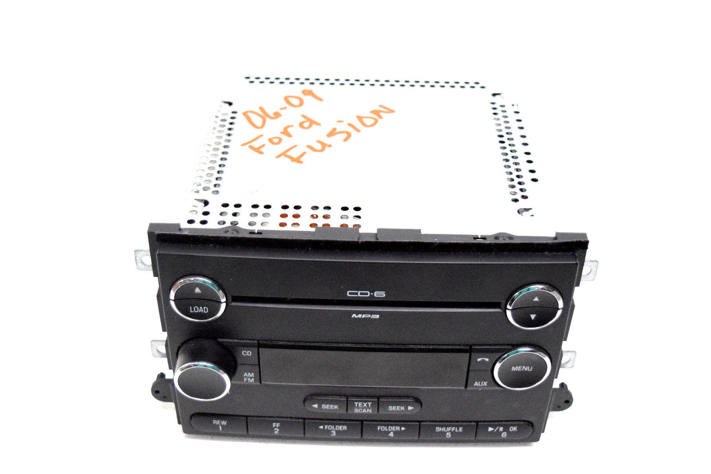 06 07 08 09 FORD FUSION MILAN MUSTANG F150 RADIO 6 DISC CD PLAYER CHROME KNOBS