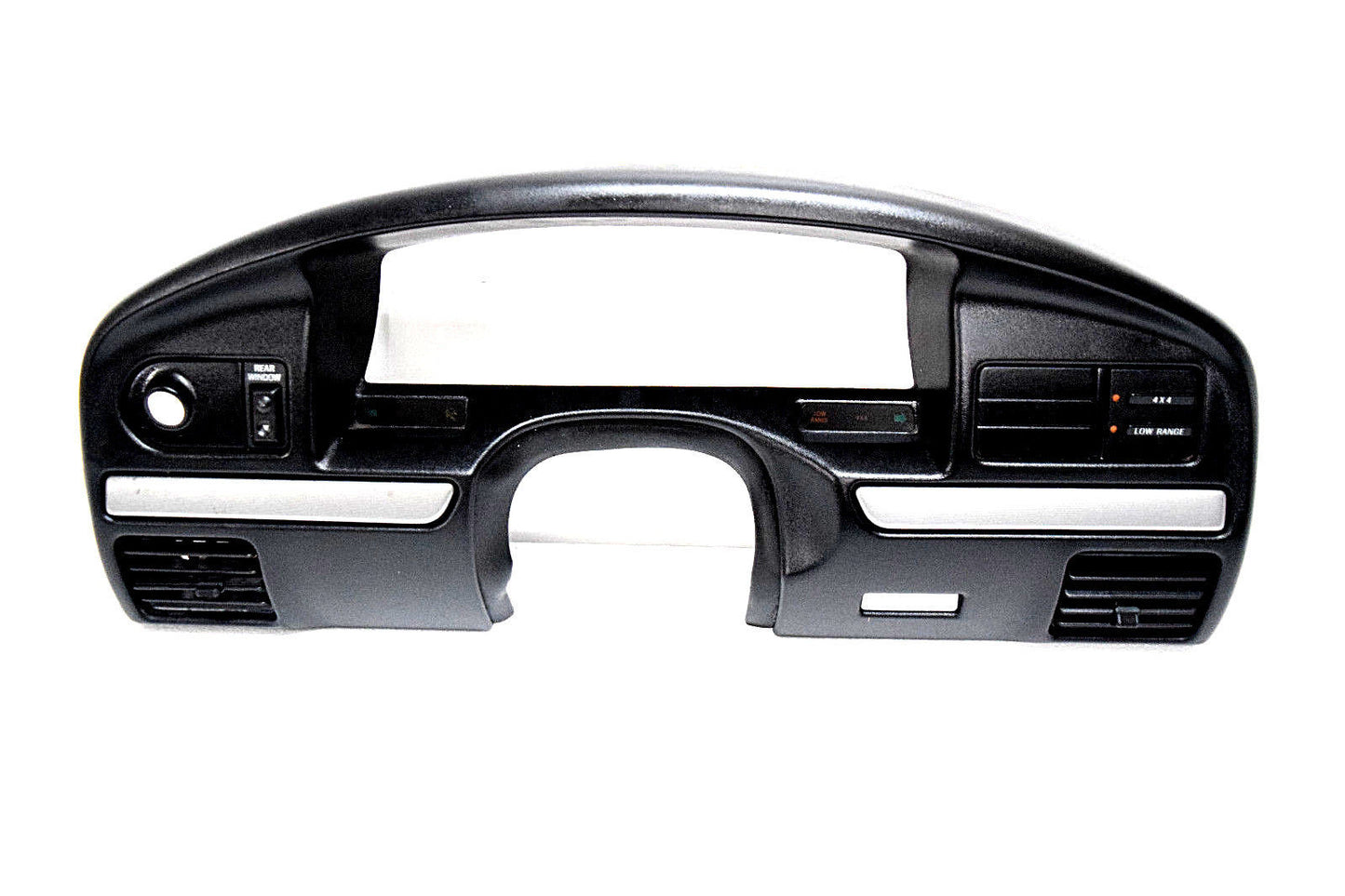 92 93 94 95 96 FORD BRONCO DASH BEZEL REAR DEFROST  4X4 SWITCH (BRONCO ONLY)