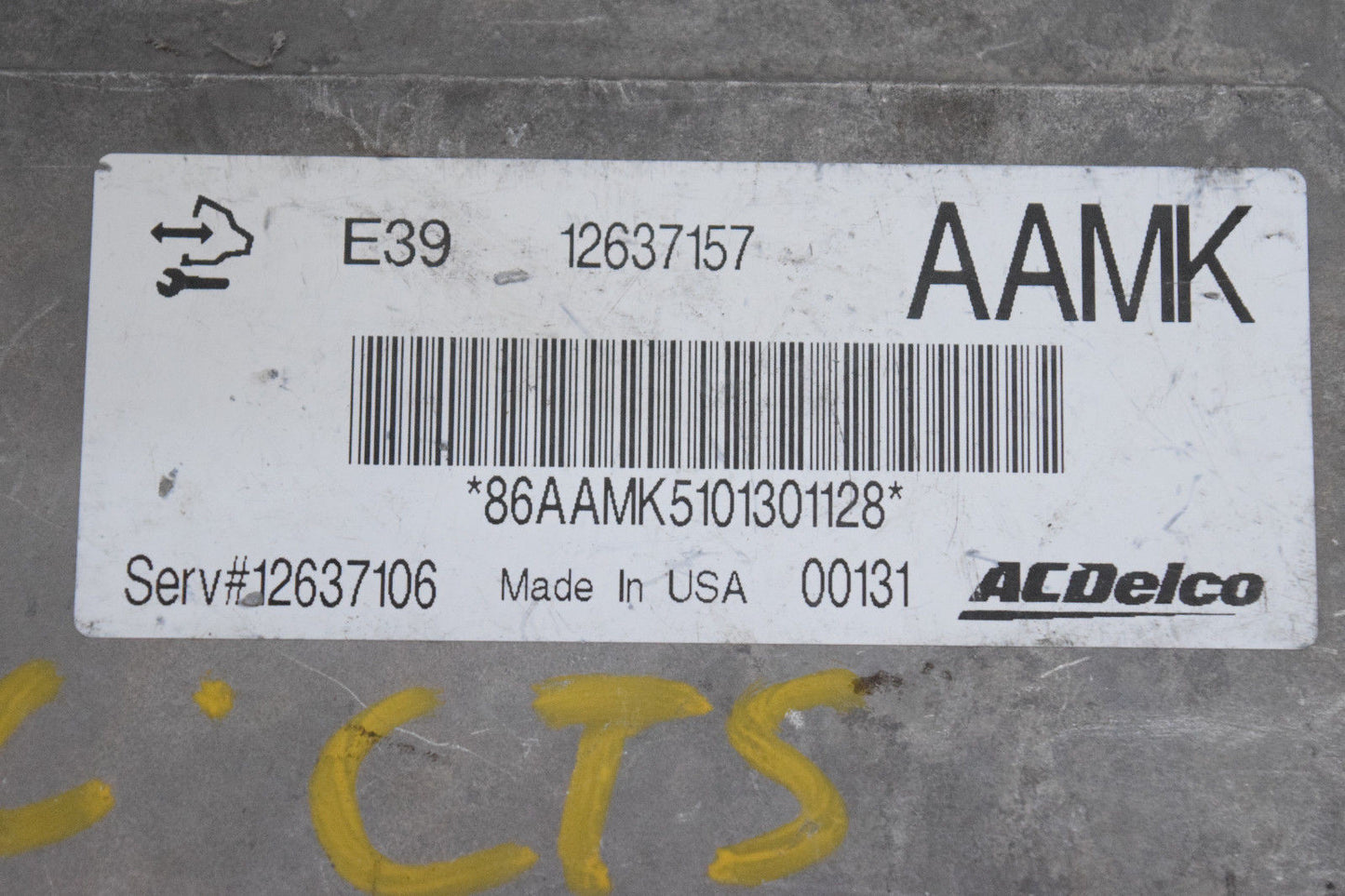 10 11 12 BUICK LACROSSE CTS EQUINOX ECU ECM ENGINE COMPUTER 12637157