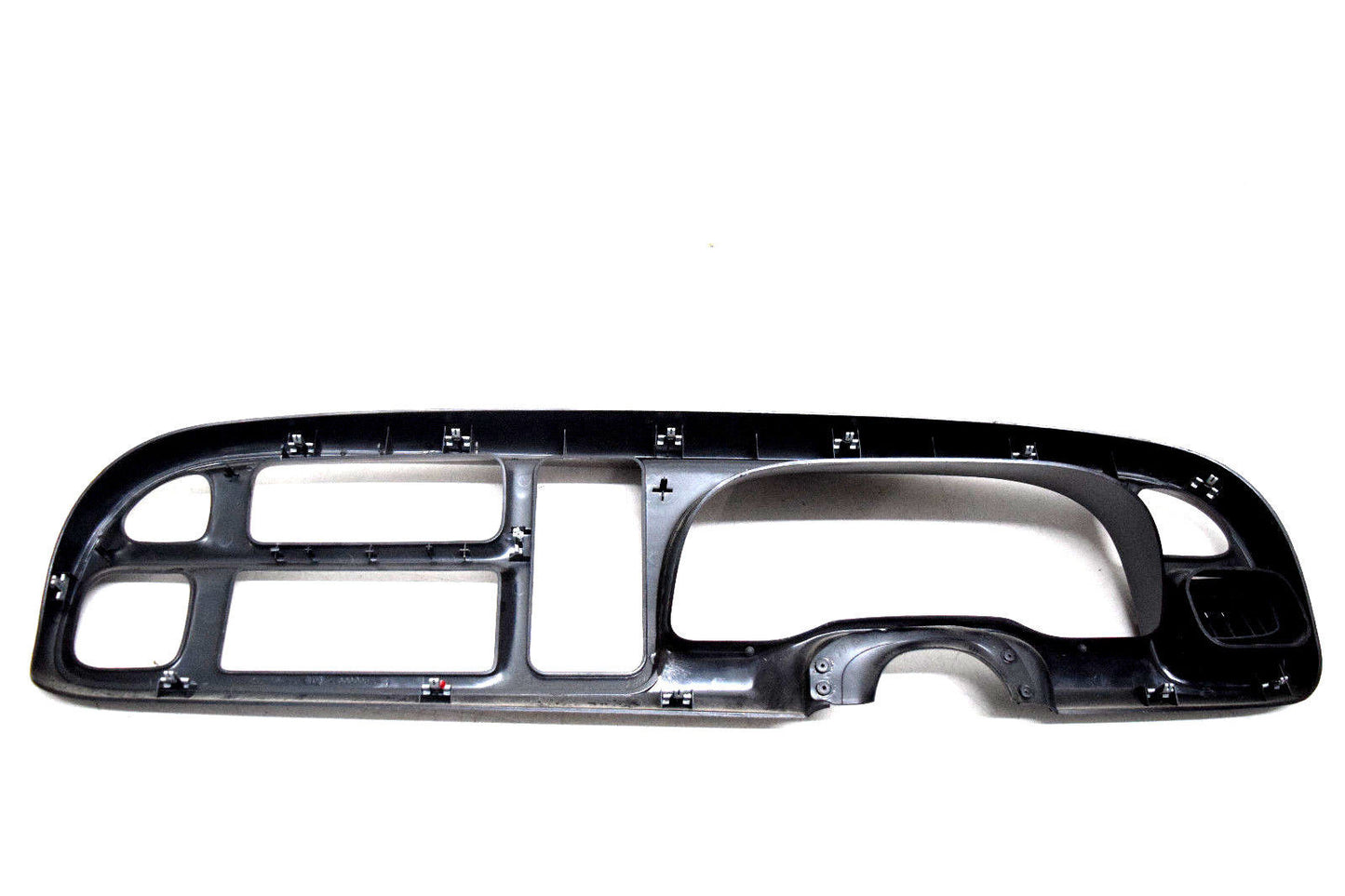 98 99 00 01 DODGE RAM SPEEDOMETER RADIO DASH BEZEL WOODGRAIN NO CRACKS