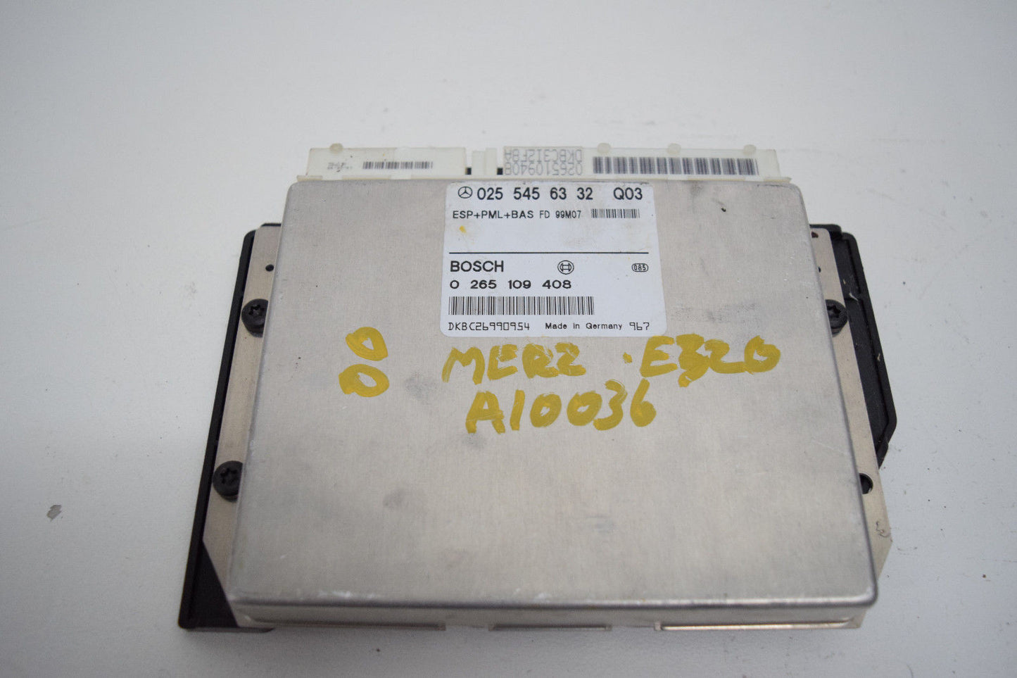 98 99 00 01 02 MERCEDES ESC ELECTRONIC STABILITY CONTROL COMPUTER OEM 0255456332