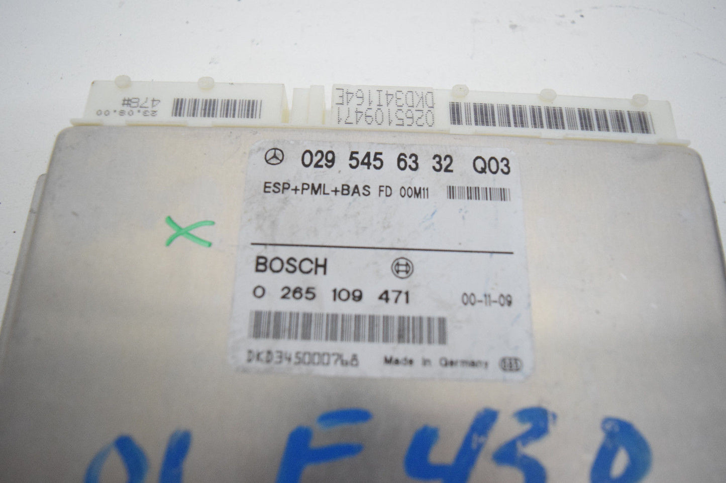 98 99 00 01 02 E430 E320 ECU ECM ENGINE COMPUTER 0295456332Q03