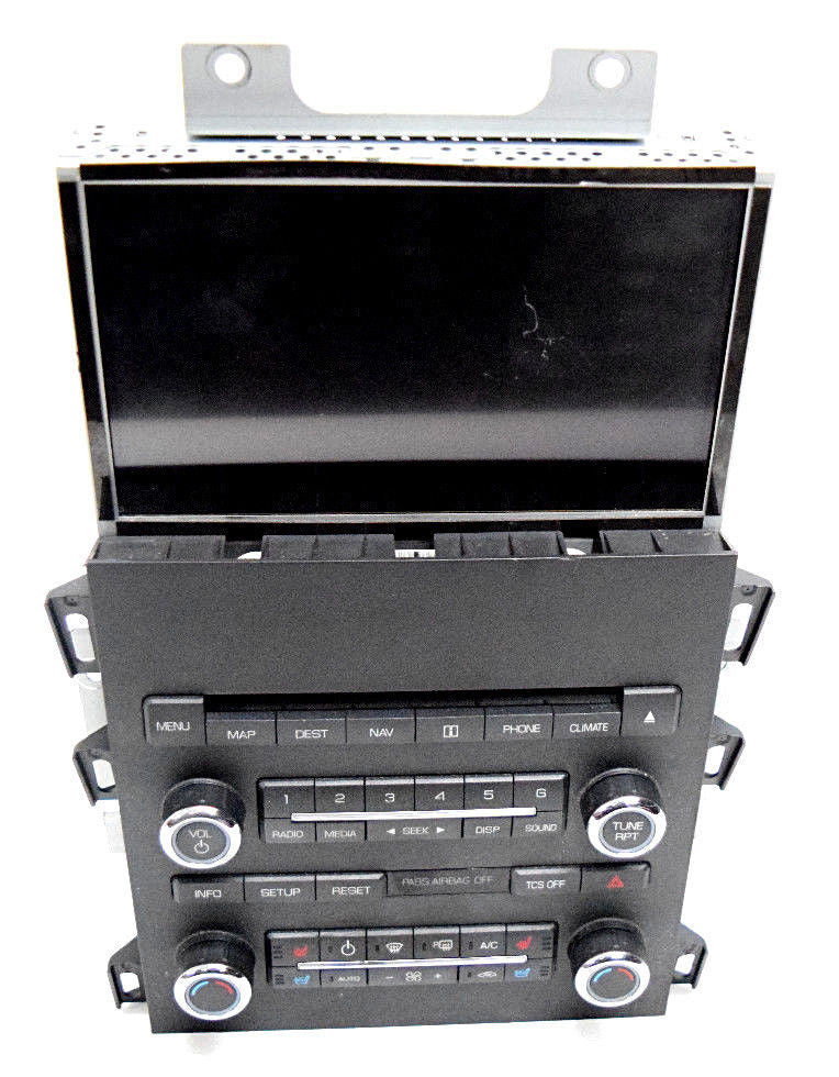 11 12 LINCOLN MKZ RADIO CD PLAYER CLIMATE CONTROL NAVIGATION INFO DISPLAY SCREEN