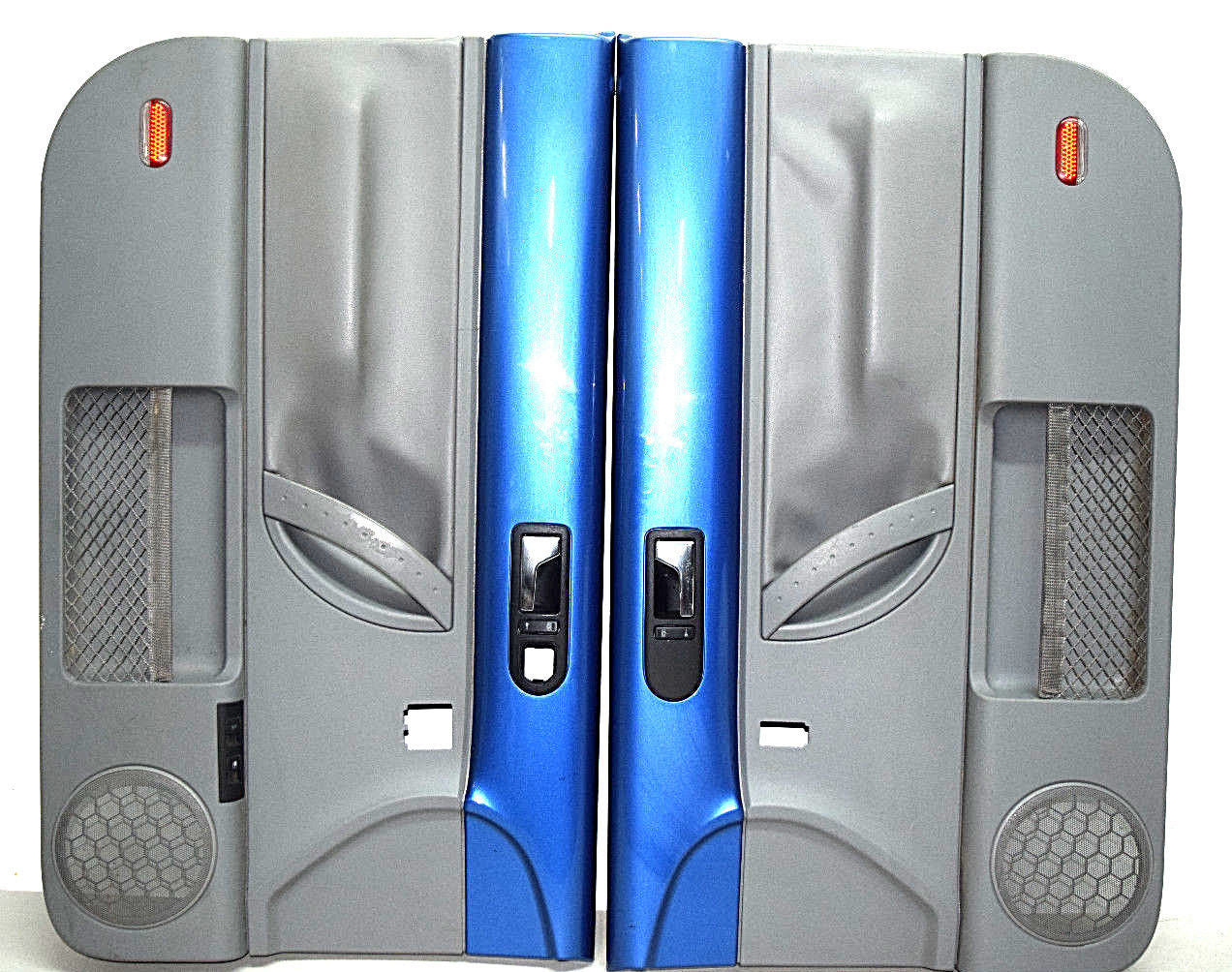 99 00 01 02 03 04 05 06 07 08 09 VW BEETLE DOOR PANEL PANELS  SET BLUE GRAY