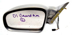 99 00 01 02 PONTIAC GRAND AM  MIRROR LEFT DRIVER SILVER