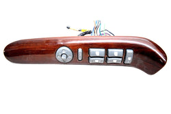 99 00 CADILLAC ESCALADE DRIVER MASTER WINDOW SWITCH WOODGRAIN