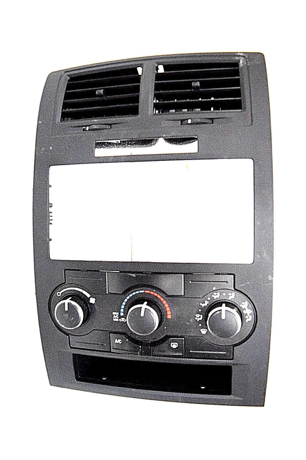 08 09 10 DODGE CHARGER CLIMATE CONTROL RADIO DASH BEZEL VENTS BLACK