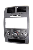08 09 10 DODGE CHARGER CLIMATE CONTROL RADIO DASH BEZEL VENTS BLACK