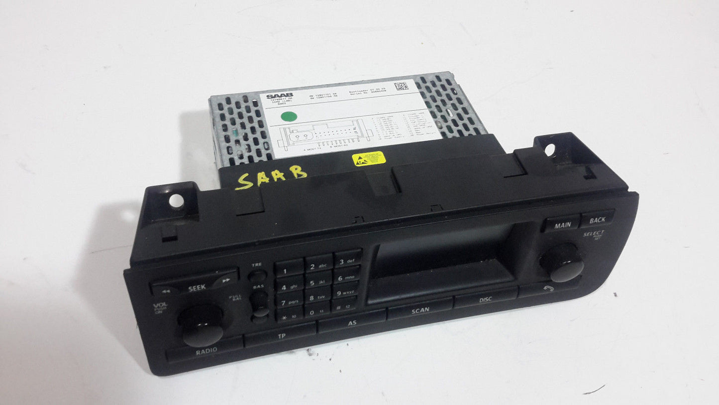 03 04 05 06 07 SAAB 9-3 93 RADIO STEREO CONTROL INFO SCREEN