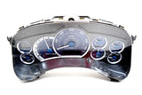 00 01 02 CADILLAC  ESCALADE  SPEEDOMETER INSTRUMENT CLUSTER CHROME BLUE NICE