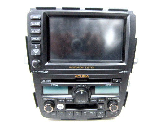 04 ACURA MDX NAVIGATION SCREEN RADIO CD CASSETTE PLAYER REAR DVD CONTROL