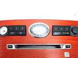 06 07 INFINITI M35 M45 CD PLAYER CONTROLS CLOCK WOODGRAIN RADIO BEZEL