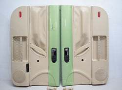 99 00 01 02 03 04 05 06 07 08 09 VW BEETLE DOOR PANEL SET GREEN TAN MANUAL