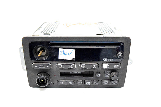 00 01 02 03 04 05 CHEVY IMPALA CAVALIER TAHOE RADIO CD PLAYER MISSING KNOBS