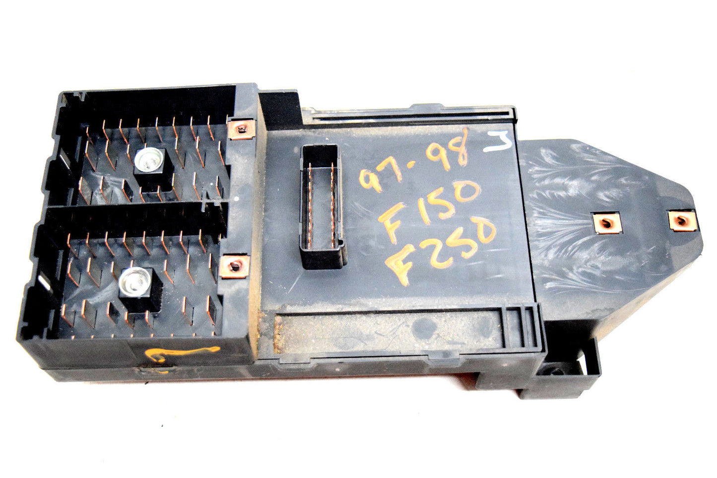 97 98 F150 F250 UNDER DASH FUSE BOX F85B14A067AA NO GEM MODULE