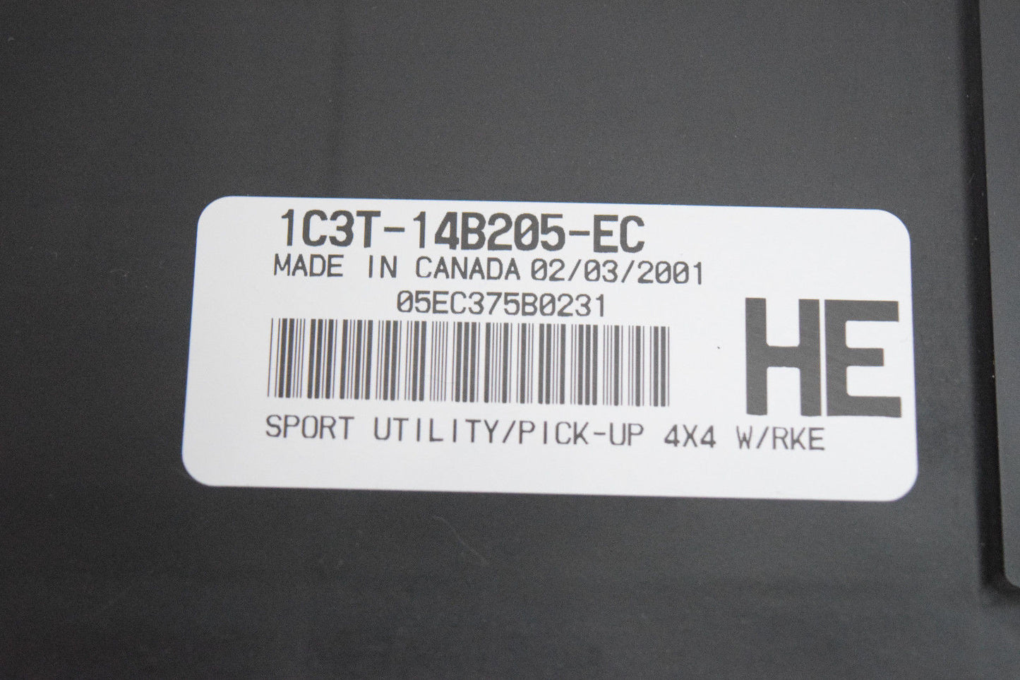 99 00 01 02 FORD F250 F350 F450 GEM BODY CONTROL MODULE 1C3T-14B205-EC OEM