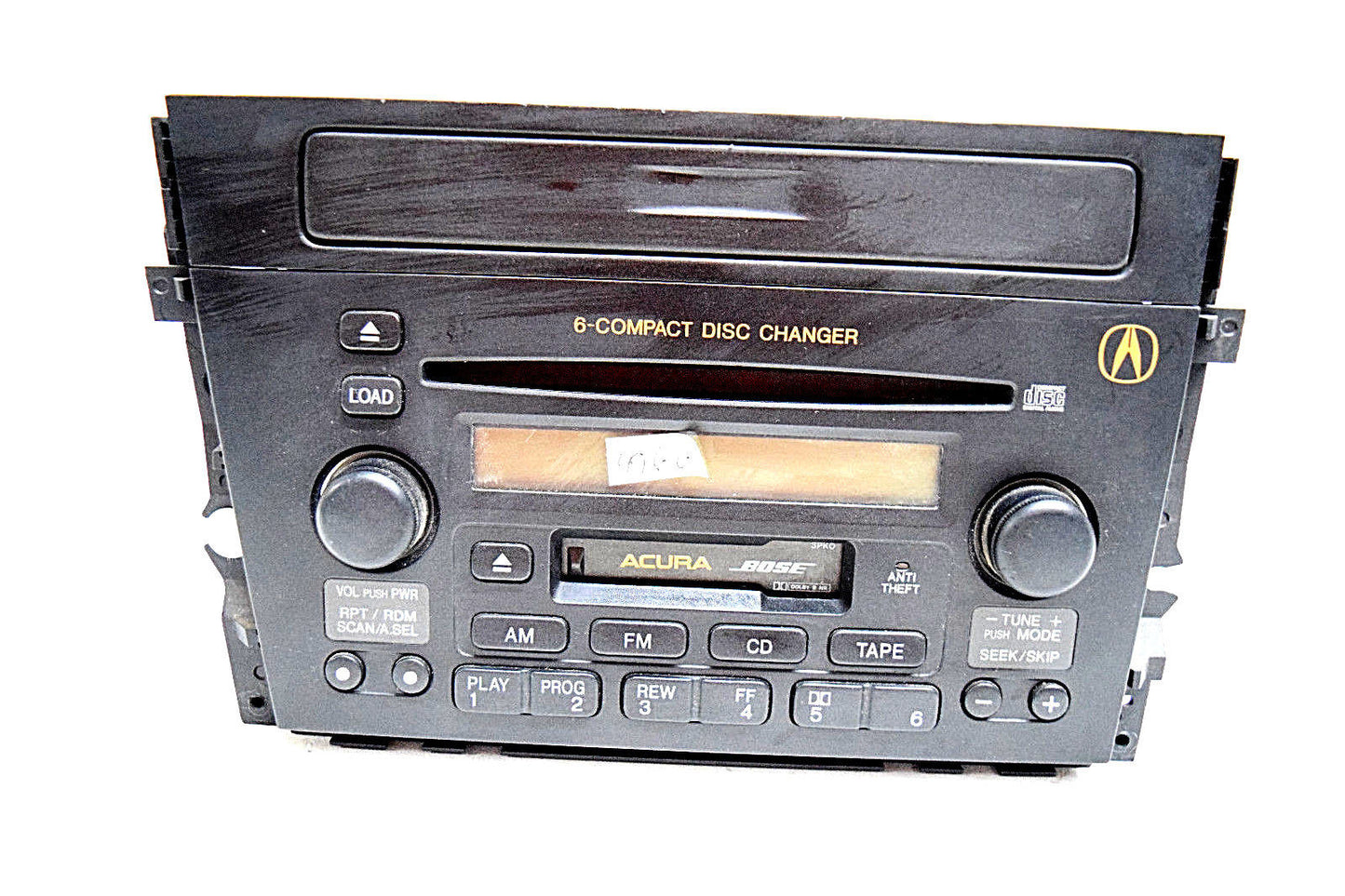 01 02 03 ACURA CL RADIO 6 DISC CD CASSETTE PLAYER OEM