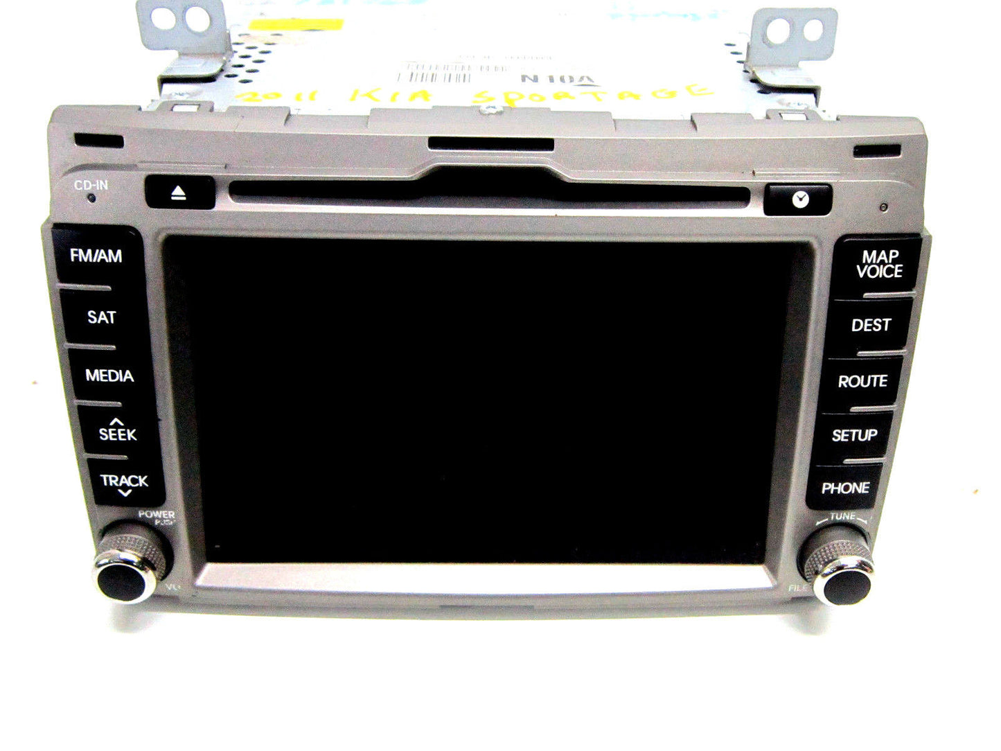 10 11 12 13 KIA SPORTAGE NAVIGATION RADIO CD PLAYER FOR PARTS ONLY