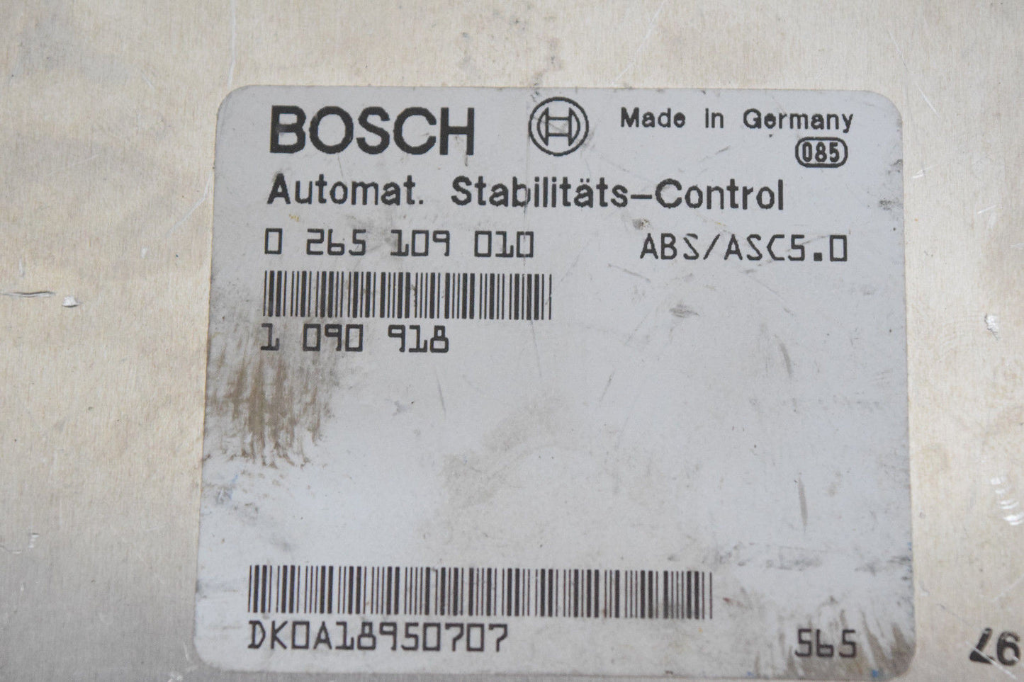 94 95 BMW 525I 530I 545I ABS CONTROL MODULE COMPUTER 0265109010