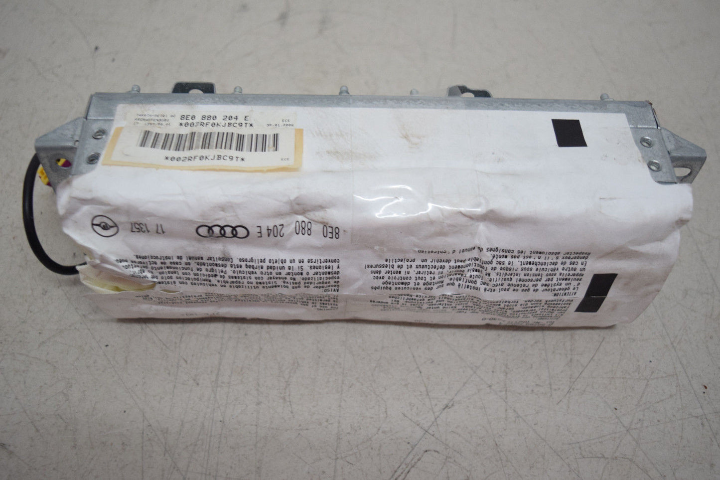 02 03 04 05 AUDI A4 RIGHT PASSENGER AIRBAG NO COVER OEM
