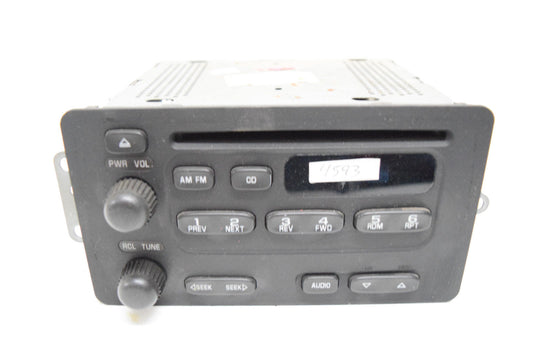 05 06 07 08 09 CHEVY TRAILBLAZER RADIO CD PLAYER OEM