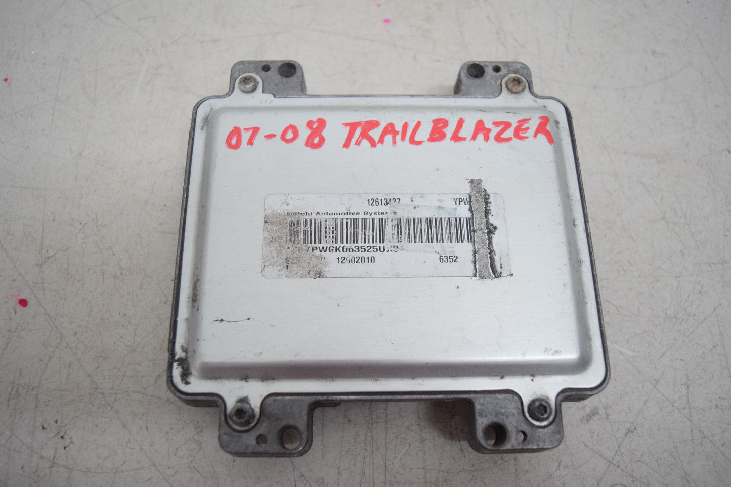 07 08 CHEVY TRAILBLAZER ENVOY ENGINE COMPUTER ECU ECM 12613427 OEM