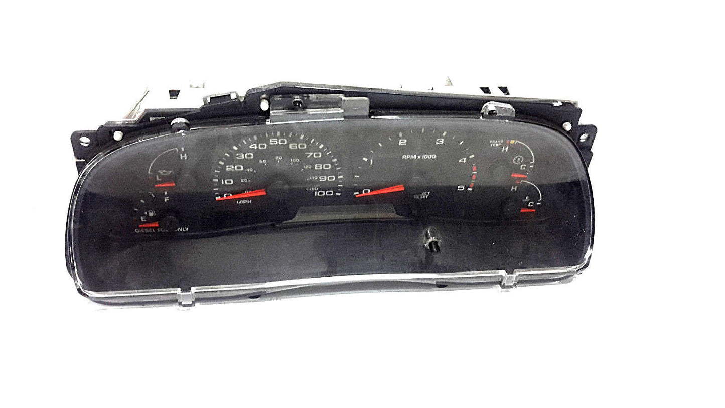 00 01 02 03 04 FORD F250 DIESEL SPEEDOMETER INSTRUMENT CLUSTER
