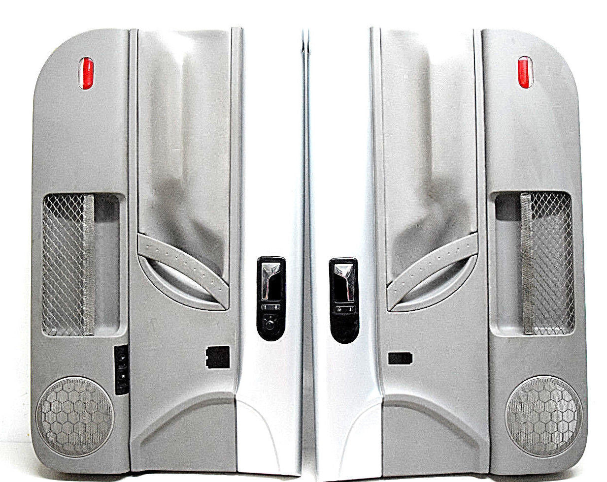 99 00 01 02 03 04 05 06 07 08 09 VW BEETLE DOOR PANEL SET SILVER GREY