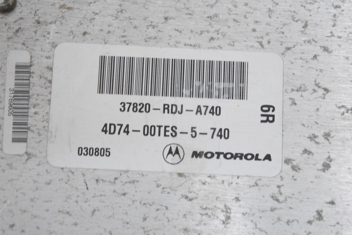 05 06 ACURA MDX ECU ECM ENGINE COMPUTER 37820RDJA740 OEM