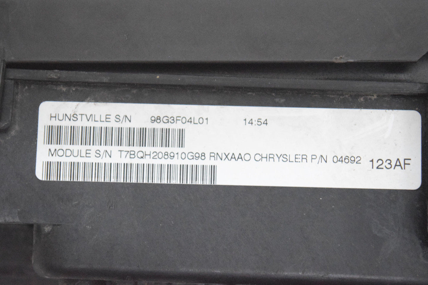 09 10 11 12 13 DODGE RAM INTEGRATED  FUSEBOX FUSE BOX OEM 04692123AF