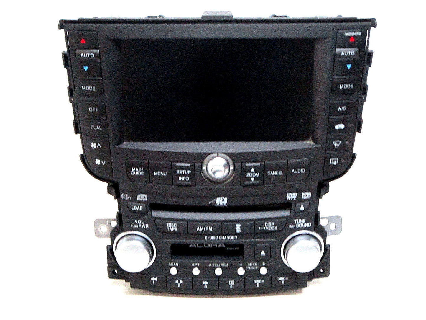 04 05 06 ACURA TL RADIO 6 DISC CD PLAYER NAVIGATION DISPLAY