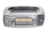 05 06 TOYOTA CAMRY RADIO CD PLAYER DASH BEZEL WITH CLOCK