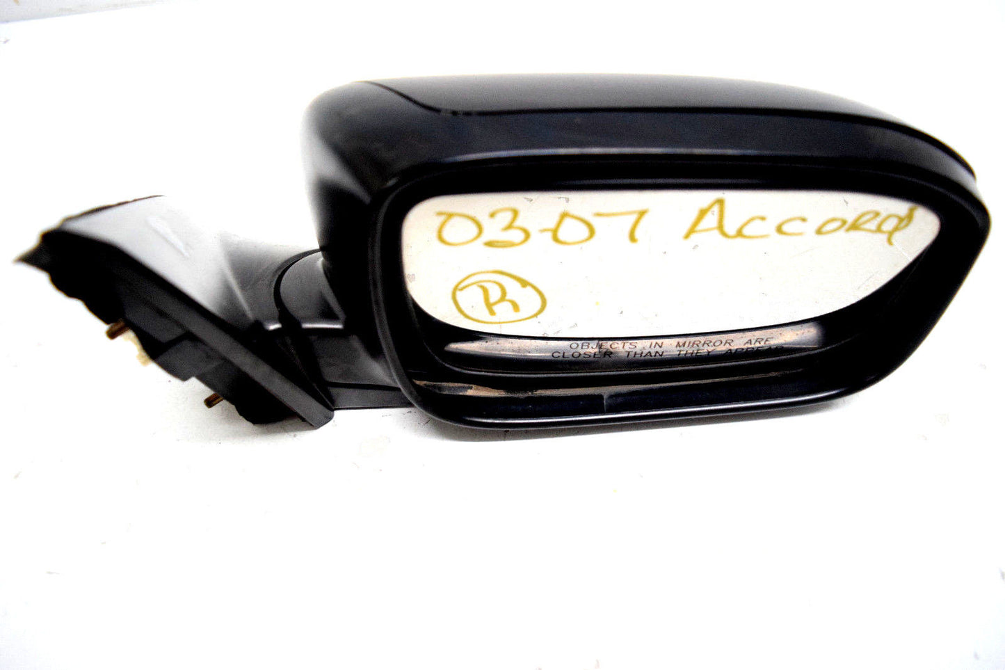 03 04 05 06 07 HONDA ACCORD RIGHT PASSENGER MIRROR BLACK OEM