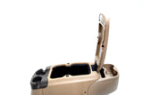 FORD F250 F350 SUPER DUTY EXCURSION CENTER CONSOLE TAN WOODGRAIN LID