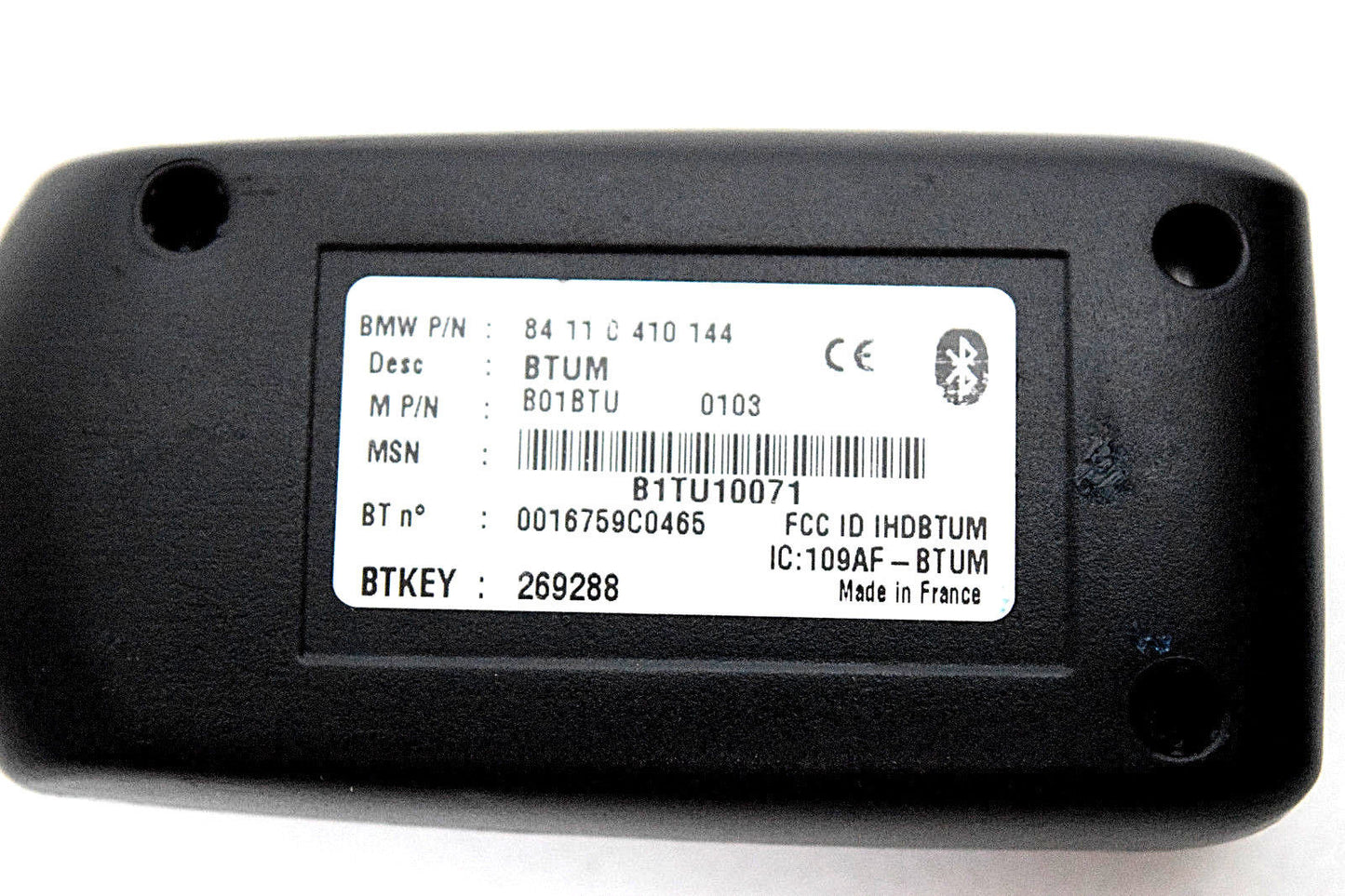 02 03 04 05 06 07 BMW 745i 745LI 750LI MOTOROLA BLUETOOTH UPGRADE MODULE  BTUM